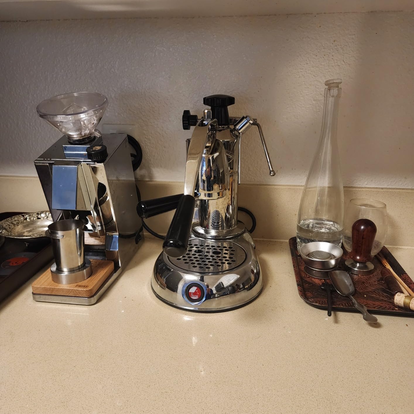 La Pavoni Stradivari 8 Cup Lever Espresso Machine customer photo 1