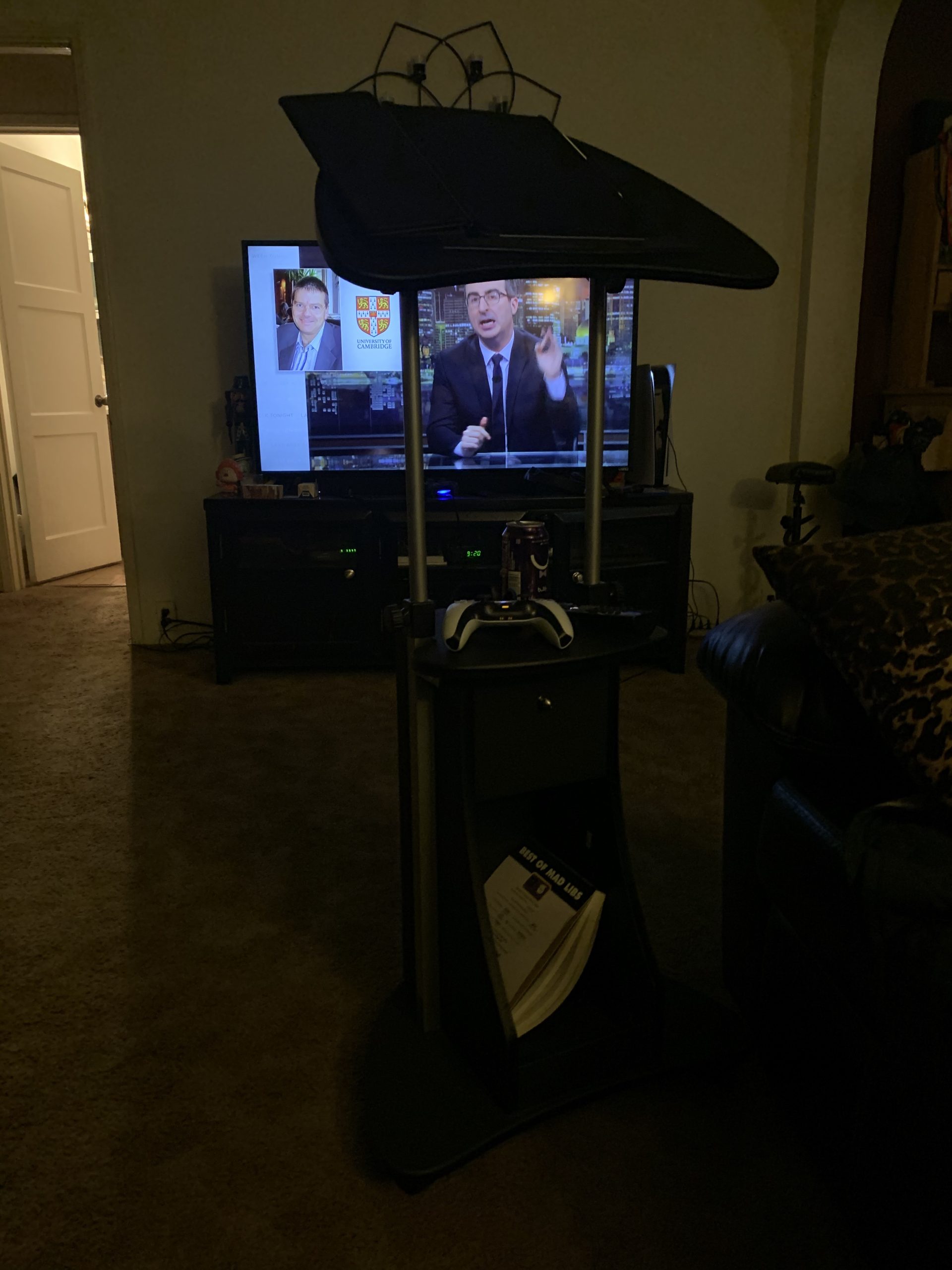 Techni Mobili Adjustable Height Rolling Laptop Cart with Storage, Graphite customer photo 1