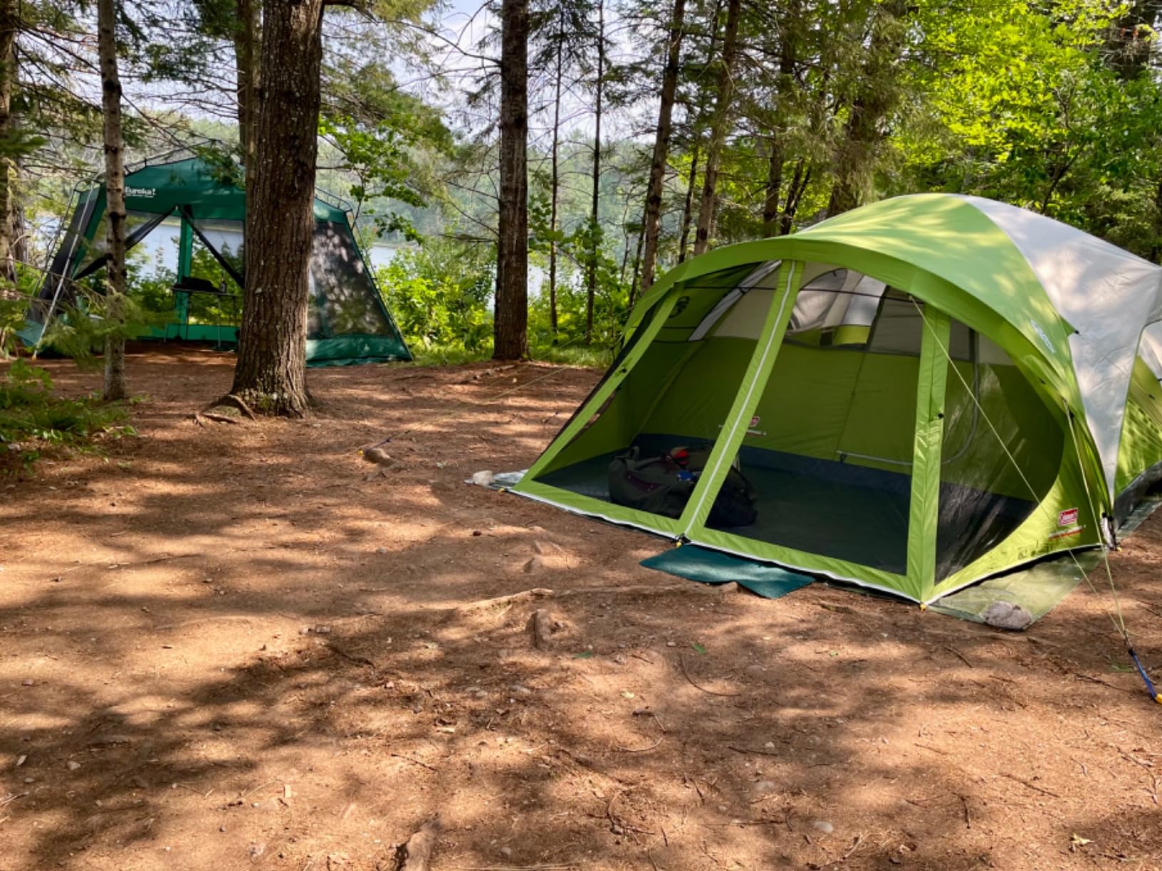 Coleman Evanston Tent with Screen Room Weatherproof Tent Sets Up in 15 Mins Included Rainfly & Carry Bag Made of PFAS-Free Materials customer photo 1