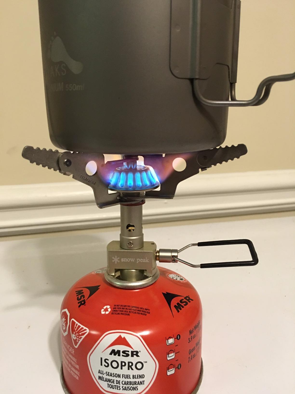 Snow Peak LiteMax Titanium Camping Stove for Backpacking | Ultralight Titanium, Compact Design, High Heat Output, Built for Backpacking & Outdoor Cooking customer photo 1
