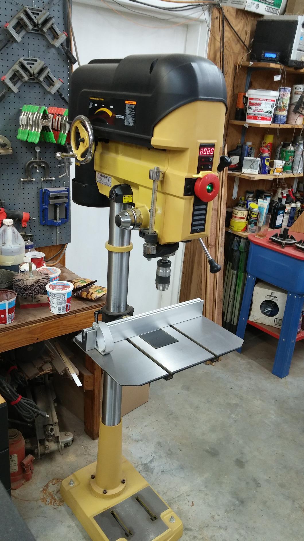 Powermatic 18-Inch Floor Drill Press, Variable Speed, 1 HP, 115/230V 1Ph (Model PM2800B) customer photo 1