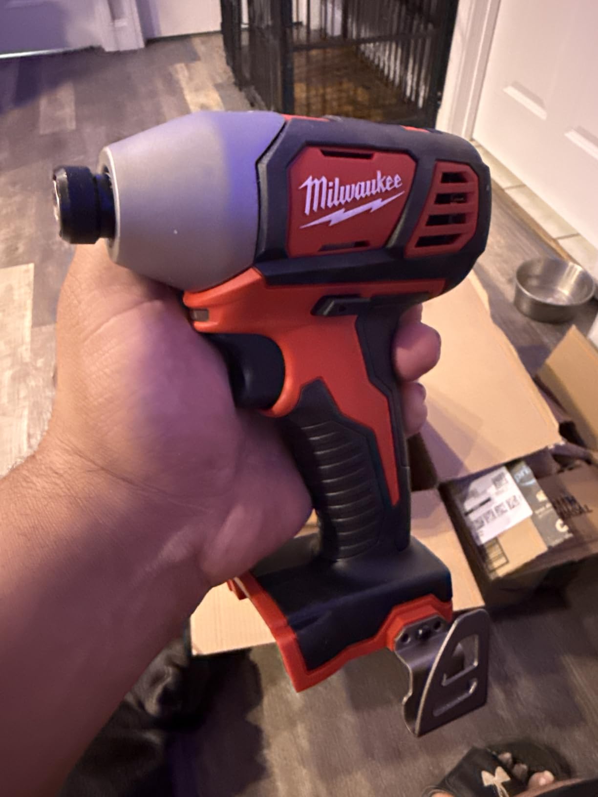 Milwaukee 2656-20 M18 18V 1/4 Inch Lithium-Ion Hex Impact Driver with 1,500 Inch Pounds of Torque and LED Lighting Array (Battery Not Included, Power Tool Only) customer photo 1