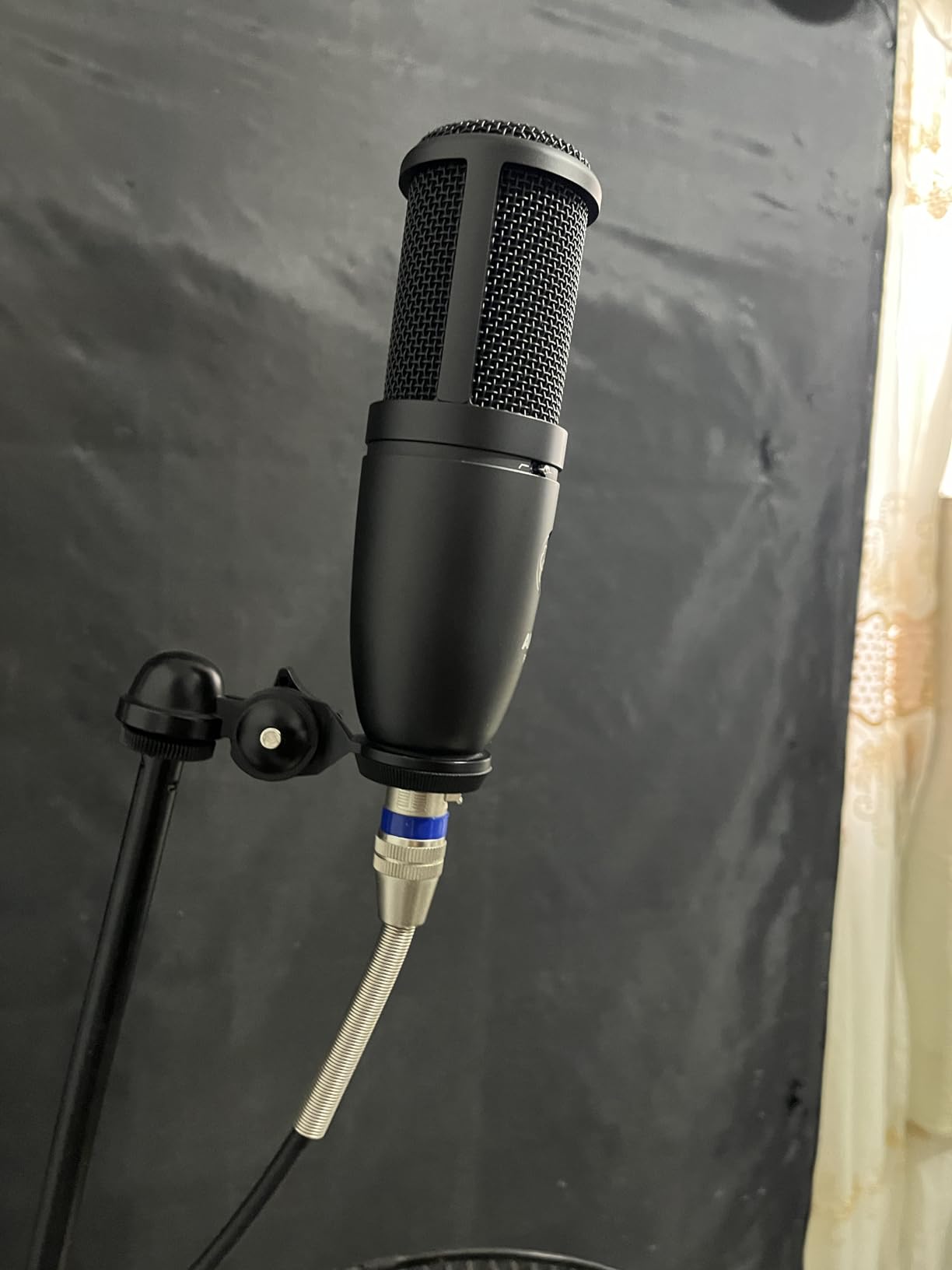 AKG Pro Audio P120 - Affordable 2/3-Inch Diaphragm Condenser Microphone for Clear Vocals & Instruments, Studio Recording or Live, XLR Connector, Black customer photo 2