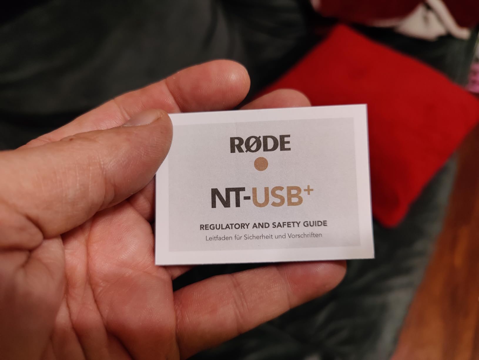 RØDE NT-USB+ Professional-Grade USB Condenser Microphone For Recording Studio Quality Audio Directly To A Computer Or Mobile Device, Black customer photo 1
