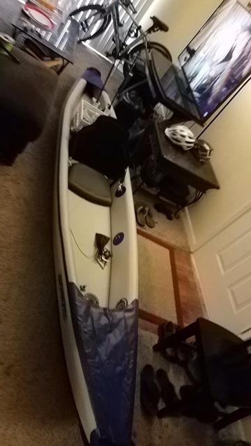 Sea Eagle RazorLite Inflatable Kayak - Lightweight, Drop Stitch, High Speed Touring Kayak - Solo or Tandem - Tall Back Seat(s), Paddle(s), Backpack, Skeg and Pump customer photo 1