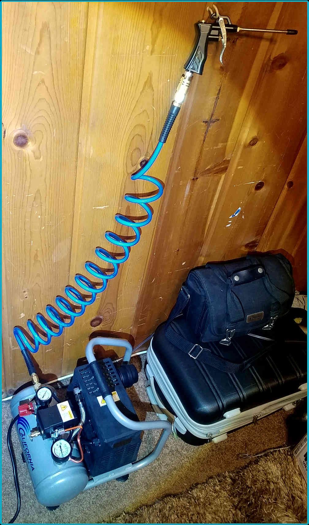 California Air Tools CAT-1P1060S Light & Quiet Portable Air Compressor, Lightweight, Ultra Quiet, Oil-Free, 1 Gallon Steel Tank, .6 HP, 56 dBA Noise Level customer photo 1
