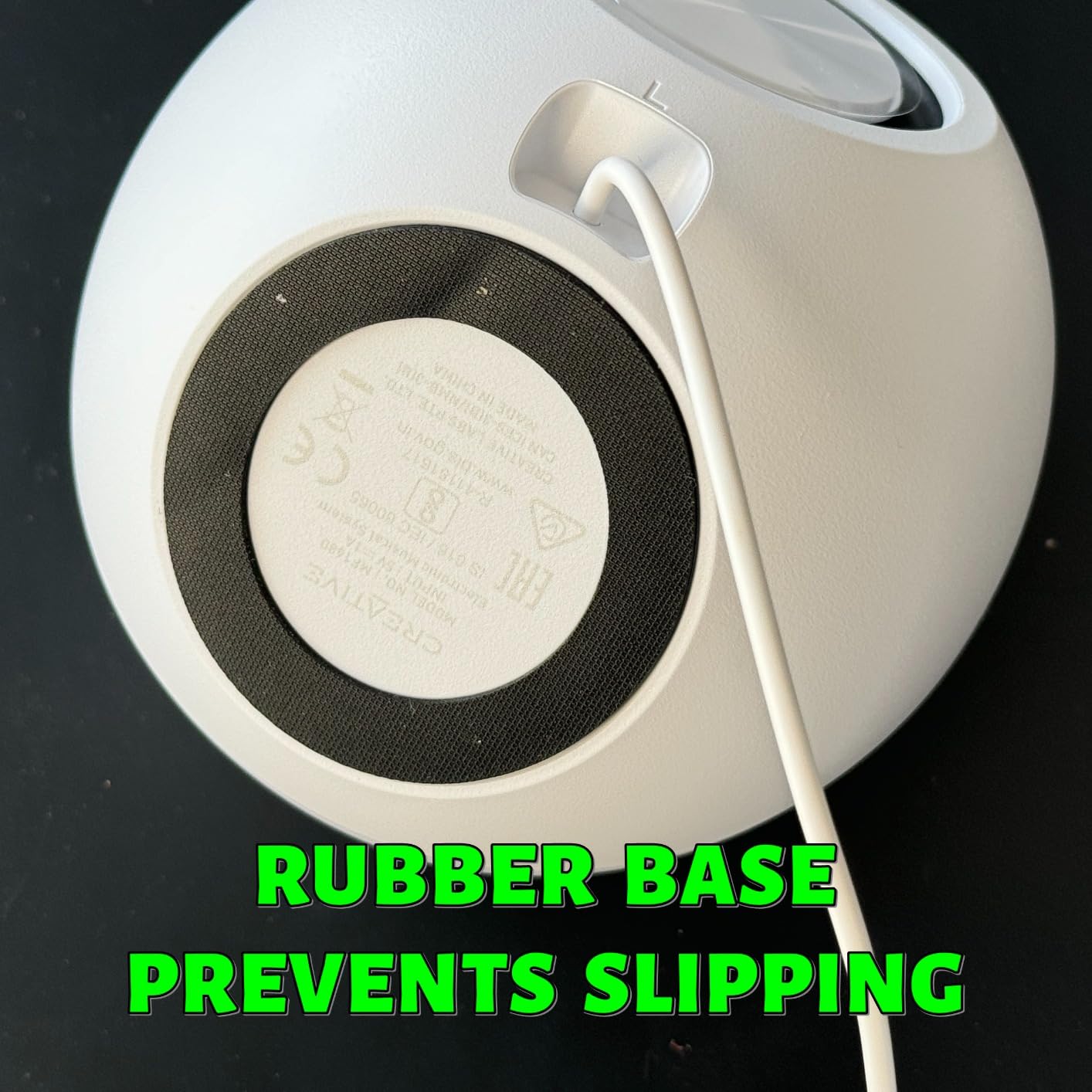 Creative Pebble 2.0 USB-Powered Desktop Speakers with Far-Field Drivers and Passive Radiators for PCs and Laptops (White) customer photo 2