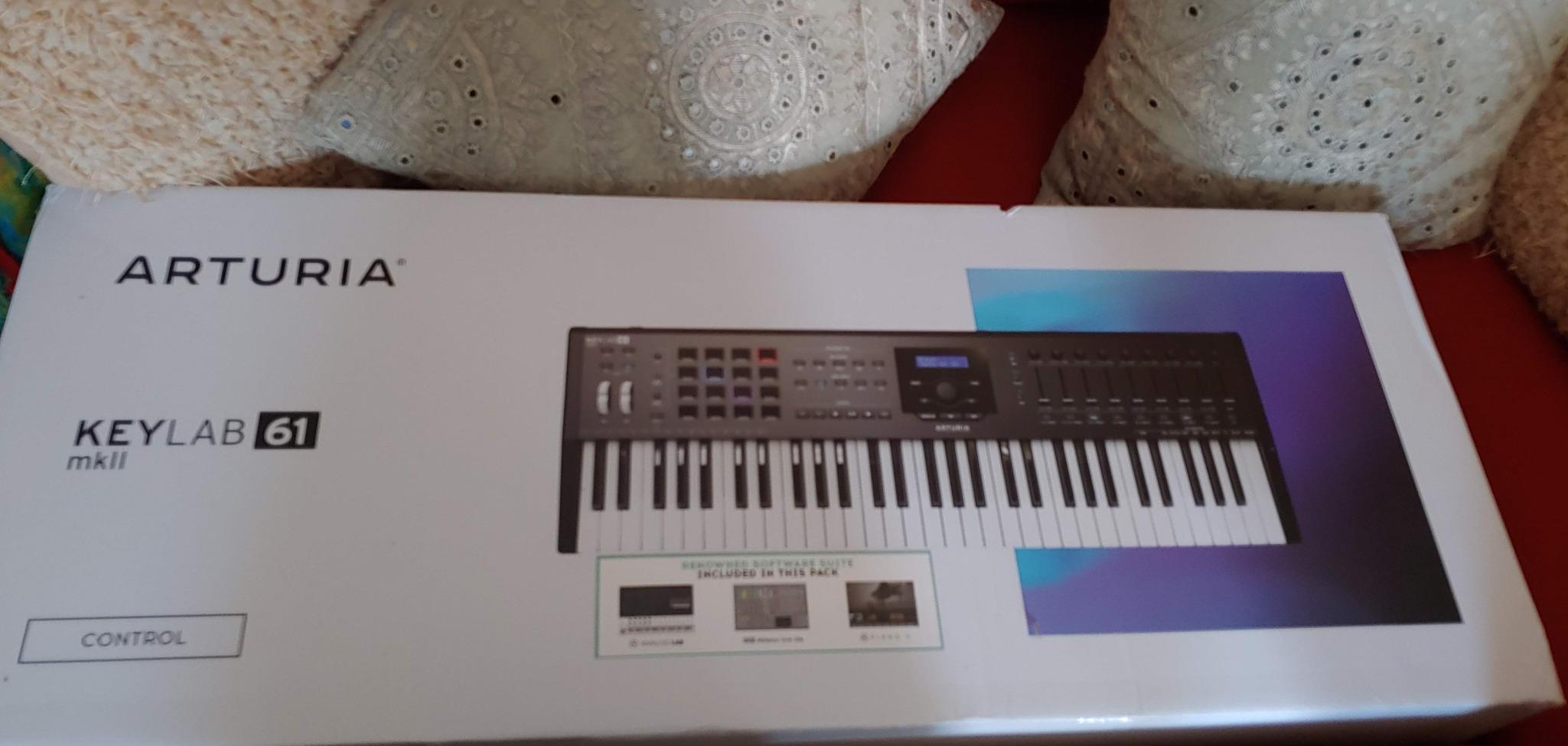 Arturia KeyLab 61 MkII 61-Key Semi Weighted USB MIDI Keyboard Controller customer photo 1