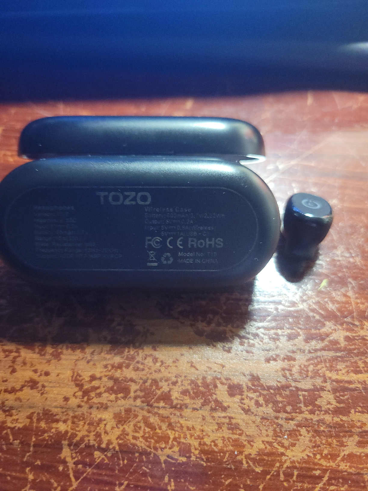 TOZO T10 Wireless Earbuds Powerful Bass Stereo Wireless Charging, APP, IPX8 | Waterproof, 55H Playtime, Ergonomic Design In Ear buds, App Customize EQ, Bluetooth 5.3 Headphones customer photo 1