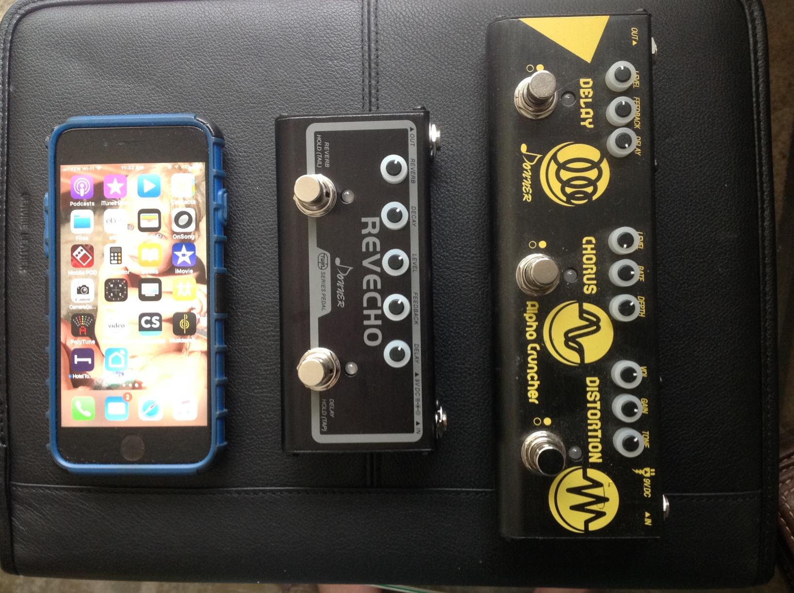 Donner Reverb Delay Pedal 2 in 1 Effects for Electric Guitar, Pedalboards, Revecho Pedal, 2 Modes with Tap Tempo Delay Guitar Effect Pedal customer photo 2