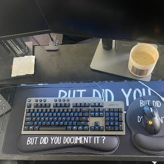 Lenovo GY40T26478 Legion K500 RGB Mechanical Gaming Keyboard, 3 ZONE Full-size Keyboard, 7 user Programmable Hot Keys, 16.8 Million Colors, 50 Million-Click Red Mechanical Keys, Detachable Palm Rest customer photo 1