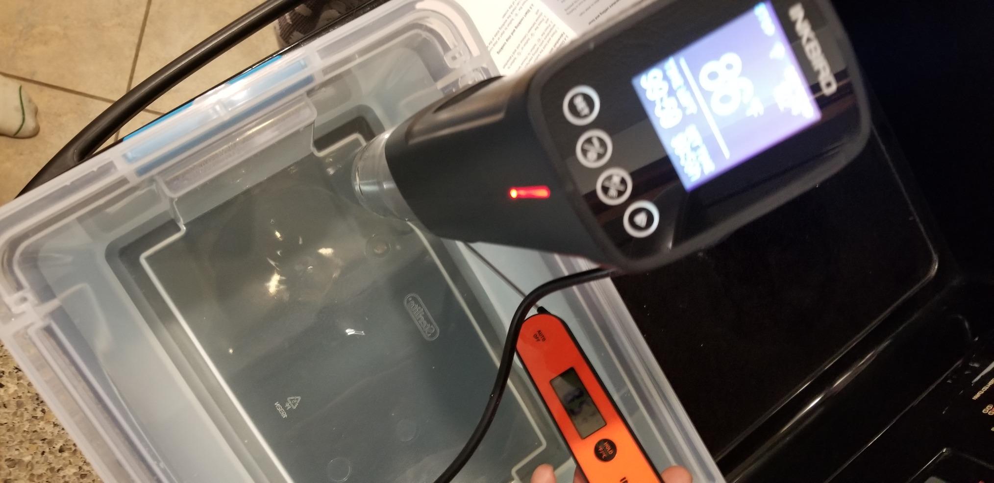 INKBIRD WIFI Sous Vide Cooker ISV-100W, 1000 Watts Sous Vide Machine Immersion Circulator with 14 Free Preset Recipes on APP & Calibration Function, Thermal Immersion, Fast-Heating with Timer customer photo 1