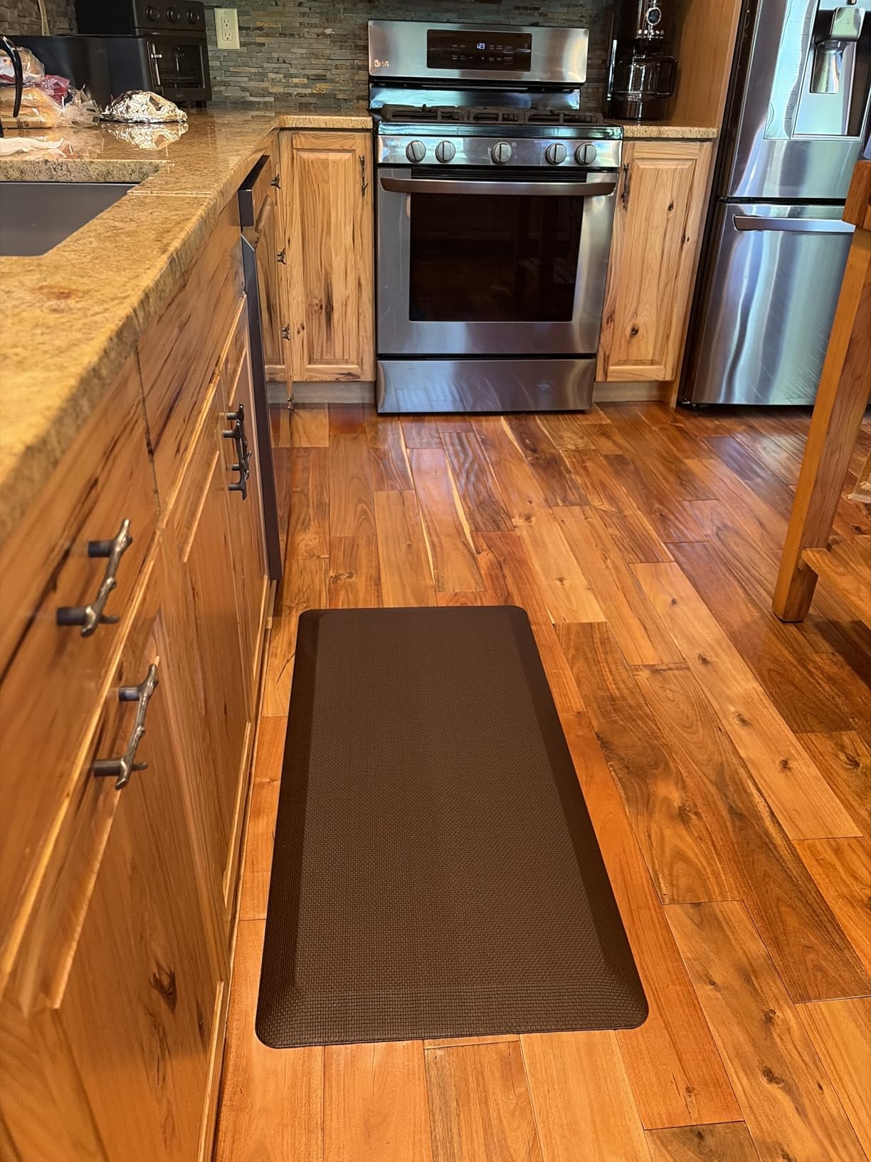 Anti Fatigue Mat for Standing, 9/10 Extra Thick Ergonomic Standing Desk Mat, Comfort Memory Foam Standing Mat at Home, Office All Day (20