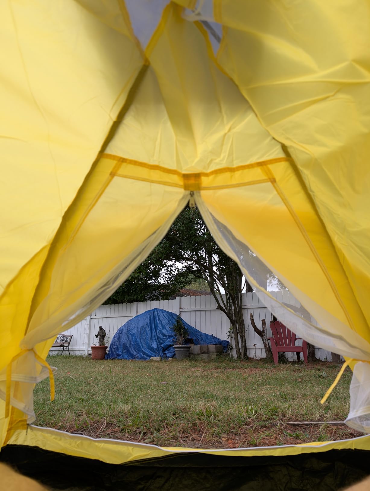 Wakeman Outdoors 2 Person Camping Tent with Rain Fly - Lightweight Pop Up Tent customer photo 2