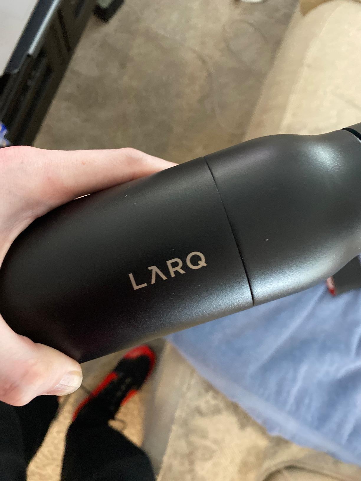 LARQ Bottle PureVis 17 oz - Self-Cleaning and Insulated Stainless Steel Water Bottle with UV Water Purifier and Award-winning Design | Reusable & Travel Friendly, Himalayan Pink customer photo 2