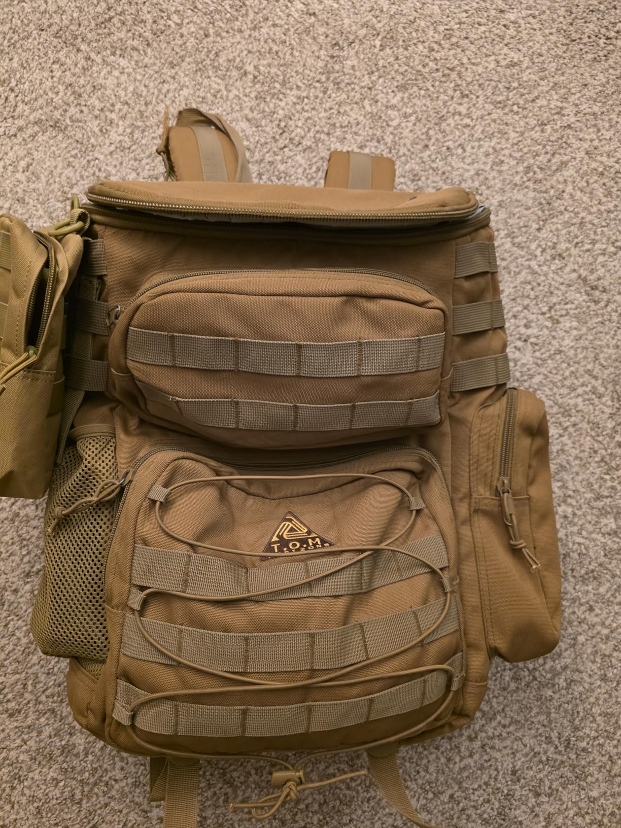 Cooler Backpack, Tactical, Insulated. Heavy Duty, Extra Large, Leak Proof for Hiking, Camping, Beach. Bonus, Credit Card Multi Tool Included customer photo 2