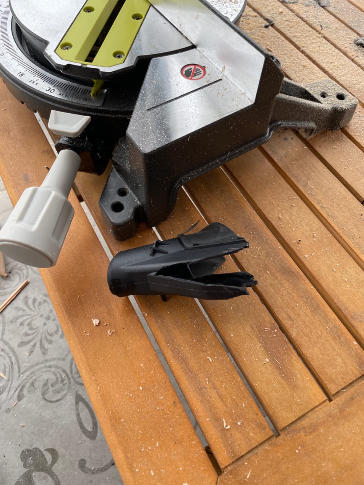 ONEAND 18V Cordless 7-1/4 in. Compound Miter Saw Tool ONLY | Battery and Charger Sold Separately customer photo 2