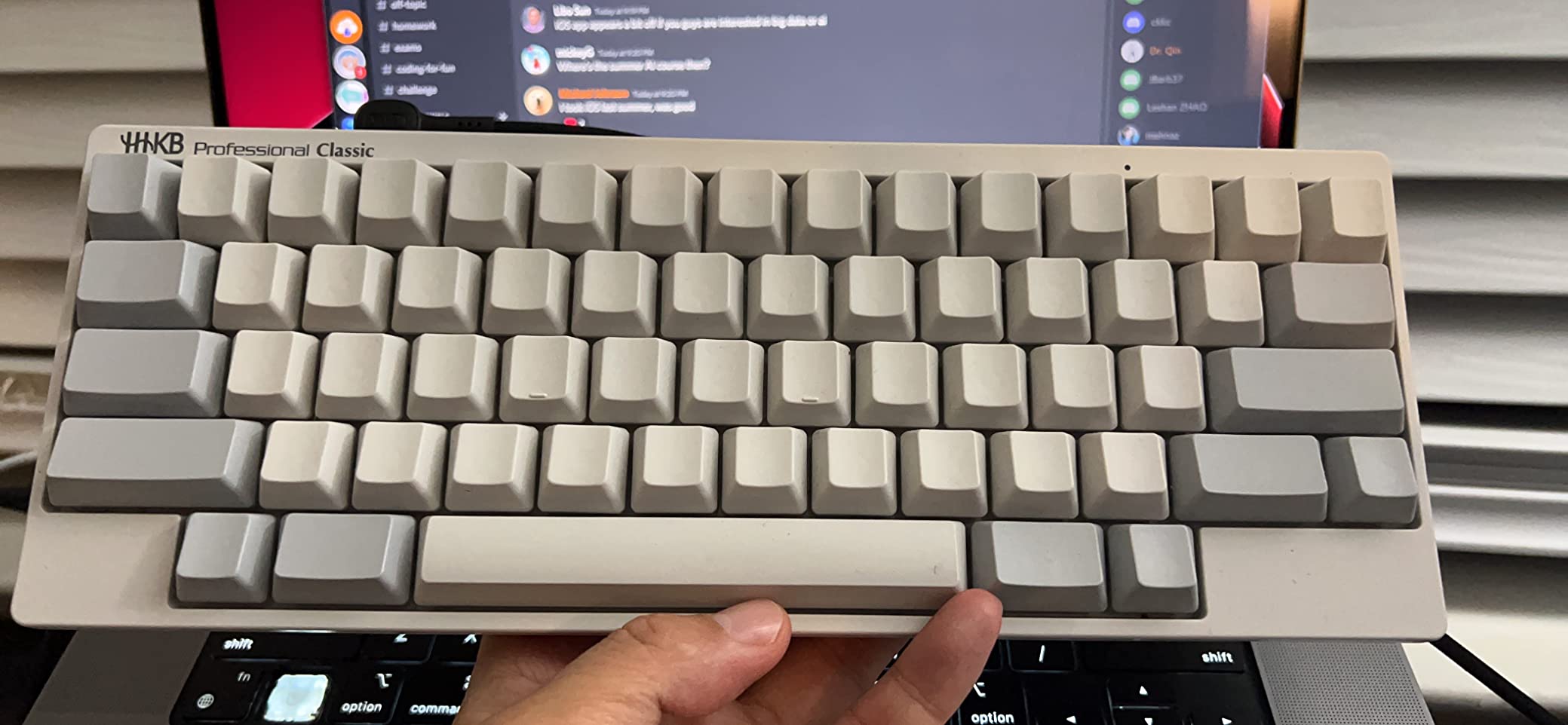 HHKB - Happy Hacking Keyboard Professional Classic, Charcoal | Wired, USB, Mac, Windows, Blank | 2 Year Advance Exchange Warranty customer photo 1
