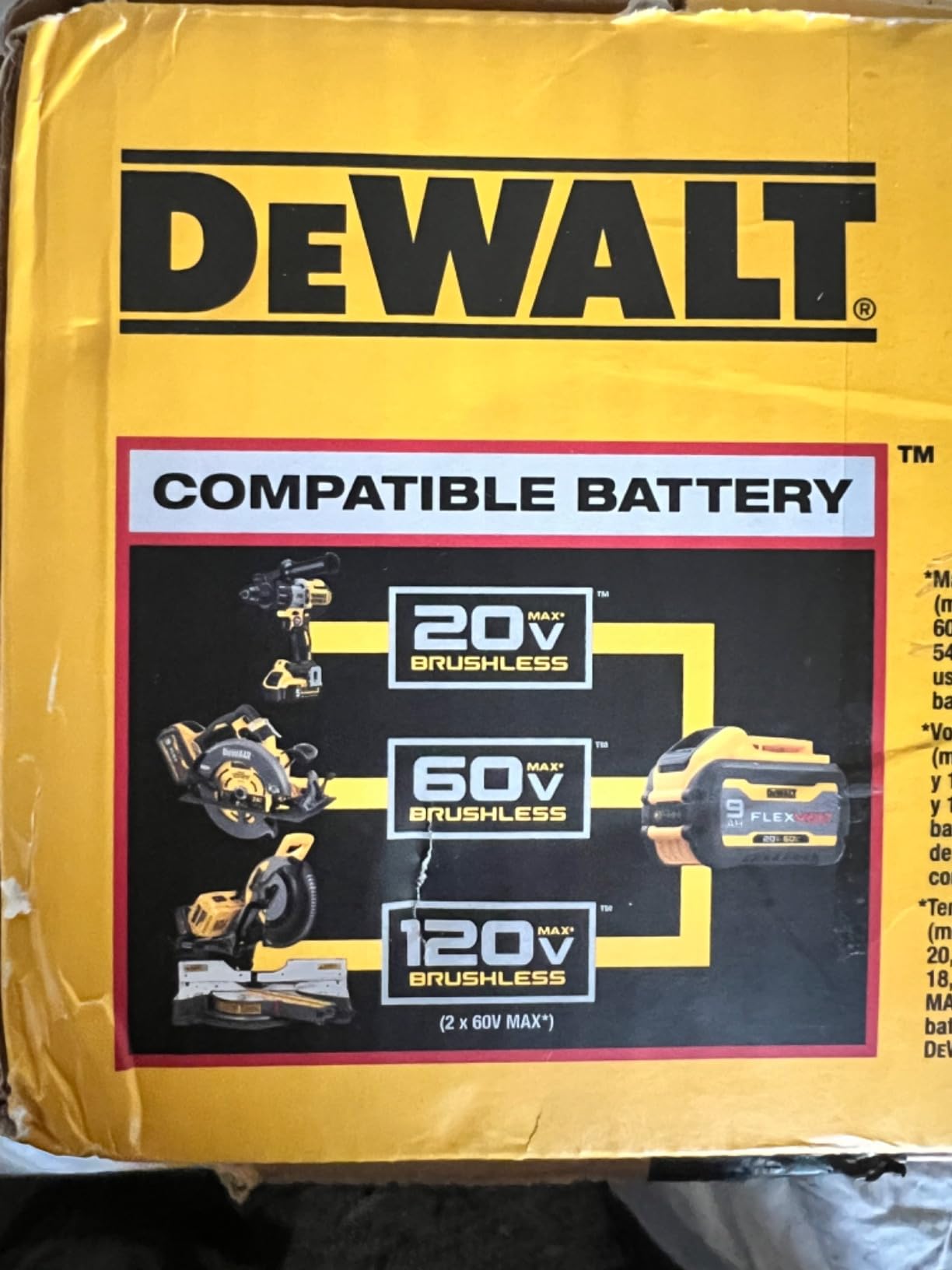 DEWALT FLEXVOLT 60V MAX* Angle Grinder with Kickback Brake, 4-1/2-Inch to 6-Inch, Tool Only (DCG418B) customer photo 2
