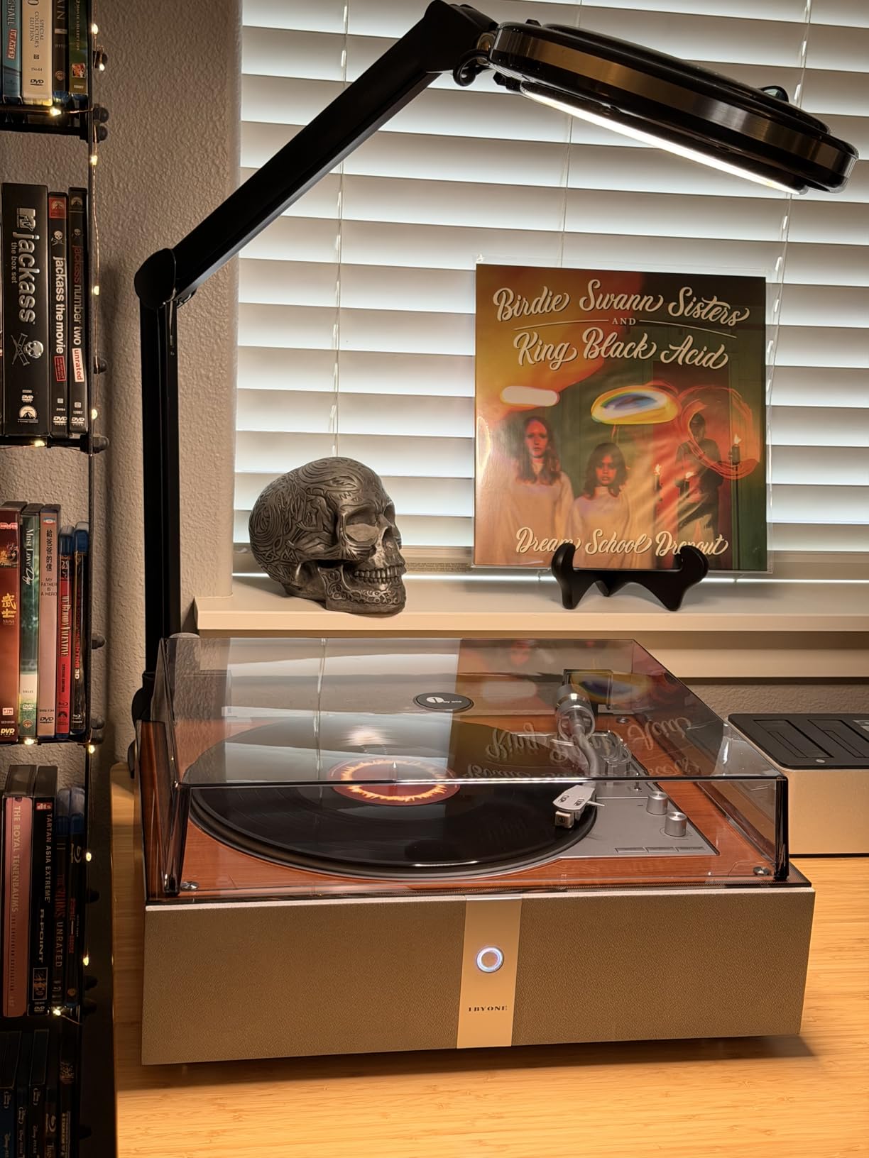 1 BY ONE Fully Automatic Record Player, All-in-One Vinyl Turntable with Automatic Repeat Function, Remote Control, Built in Speakers& DSP, Phono Preamp, AT-3600L Cartridge, Belt Drive 2-Speeds customer photo 2
