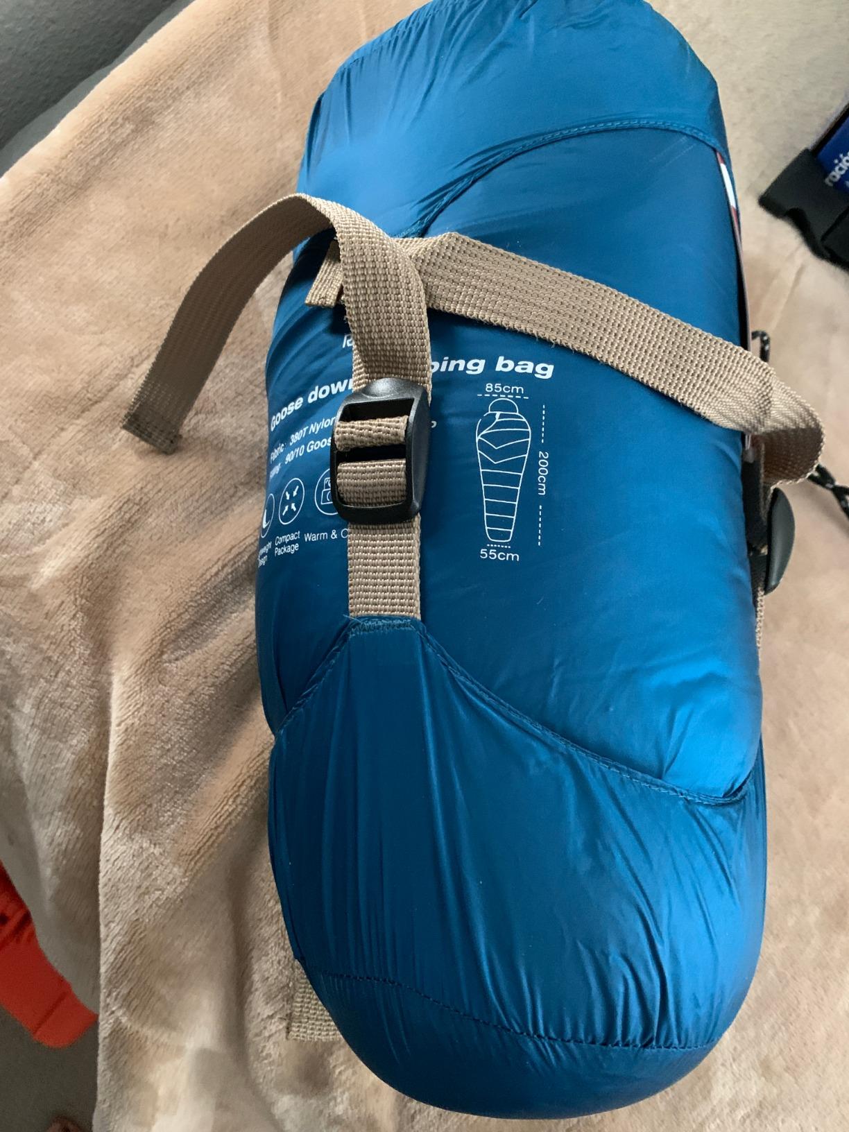 REDCAMP Mummy Goose Down Sleeping Bag Ultralight for Backpacking, 59 Degree F 800 Fill 3 Season Sleeping Bag for Camping Hiking customer photo 1