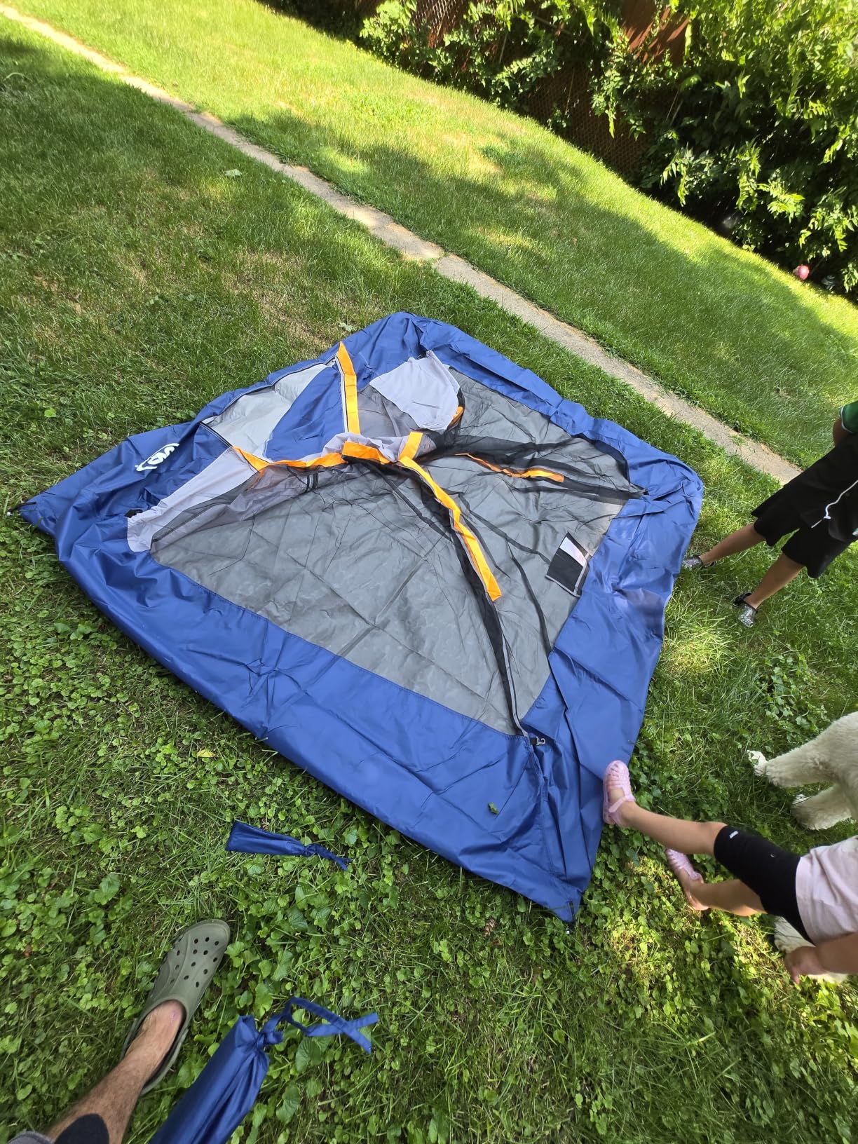 Camping Tent 2-4 Person, Waterproof Windproof Tent with Rainfly Easy Set up-Portable Dome Tents for Camping customer photo 2