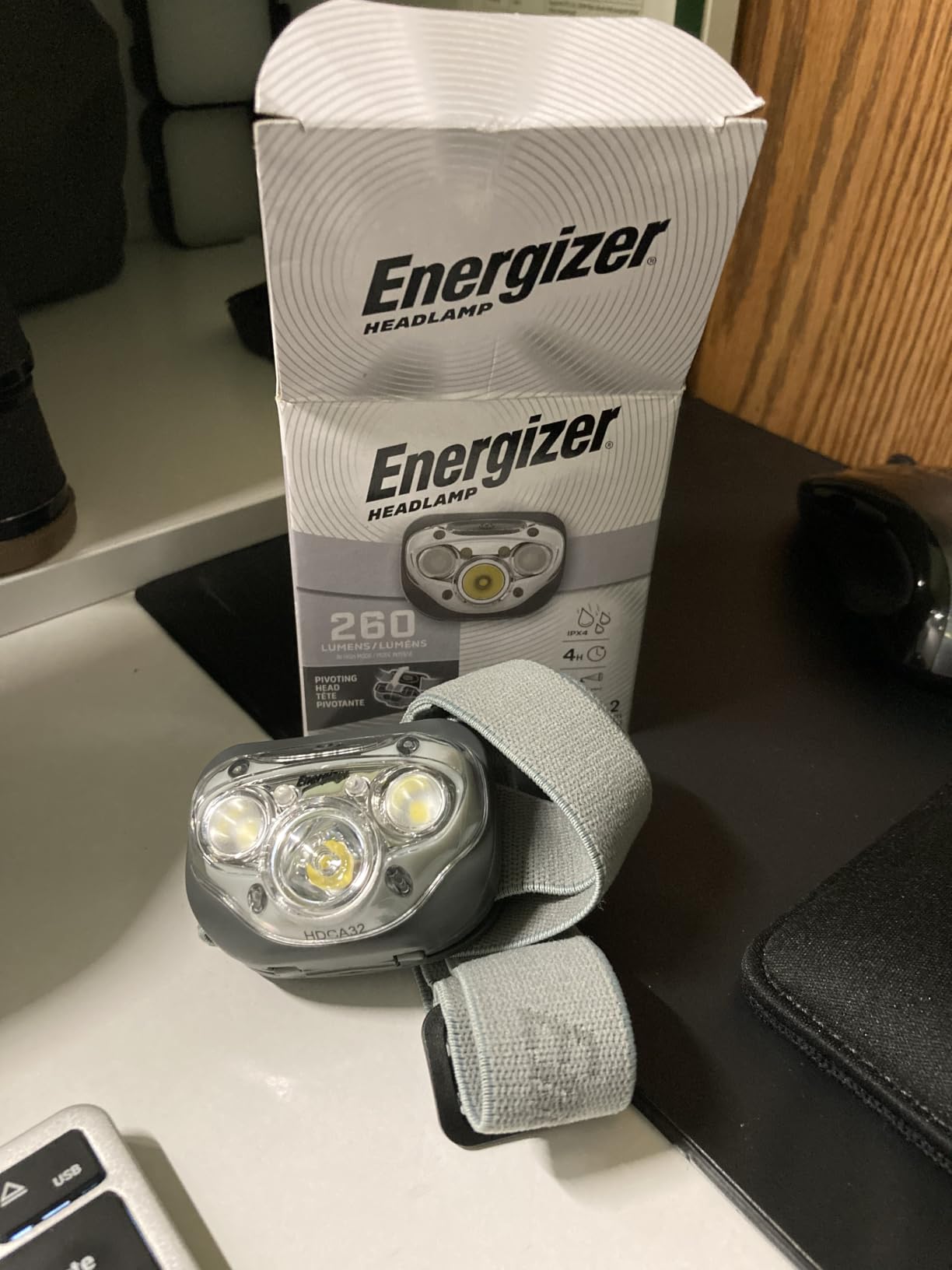 Energizer LED Headlamp PRO (2-Pack), IPX4 Water Resistant Head Light | Hands-free light, camping headlamps for indoor and outdoor use, 260 lumens, head lights for forehead, 3 modes customer photo 2