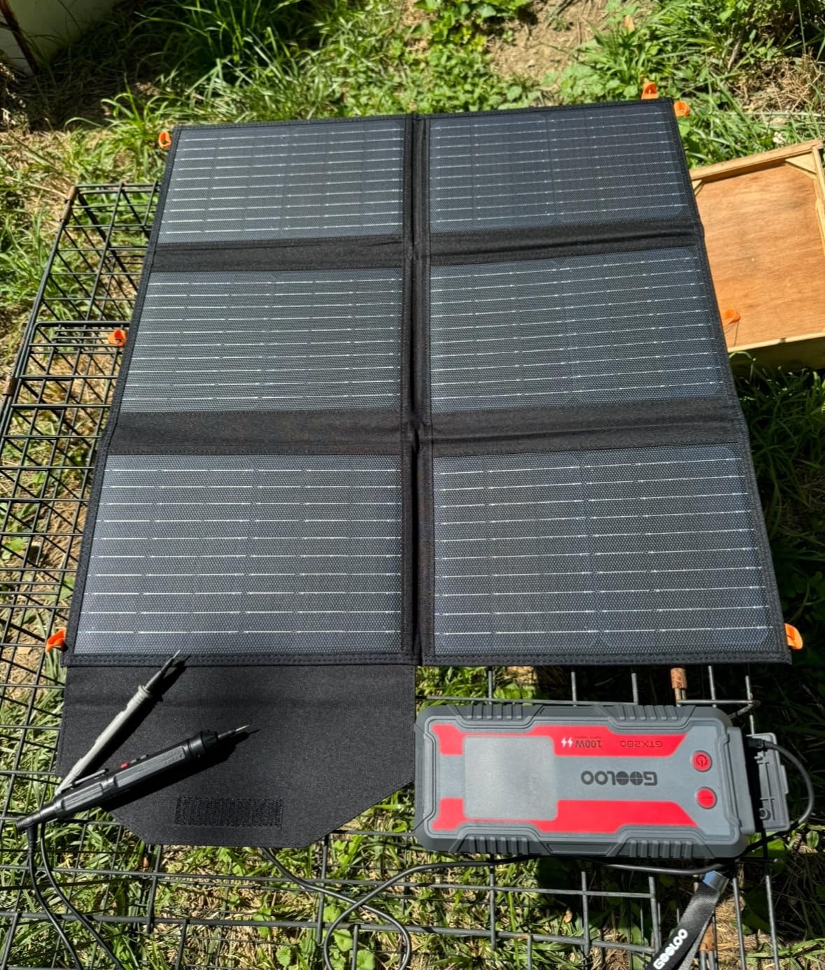 [Upgraded] FlexSolar 60W Portable Solar Panels Chargers IP65 Waterproof | with PD3.0 USB-C, QC3.0 USB-A & DC; Power Emergency Camping for Small Power Station Generator, Phones, Power Banks, Tablets customer photo 2