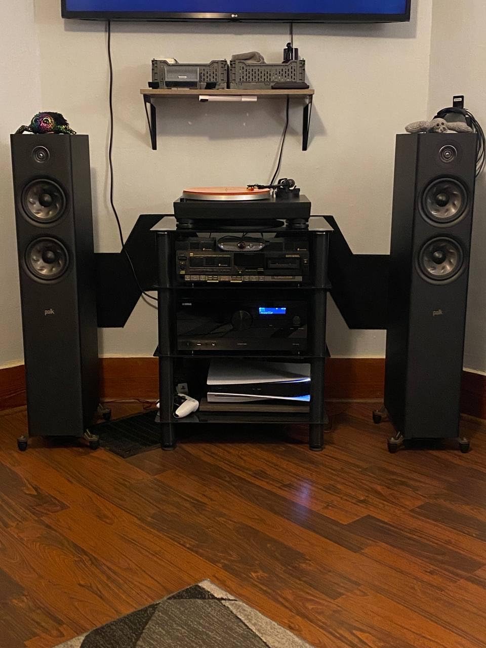 Polk Audio Reserve Series R600 Tower Speaker for Home Theater, Black | Stereo Speaker, 1