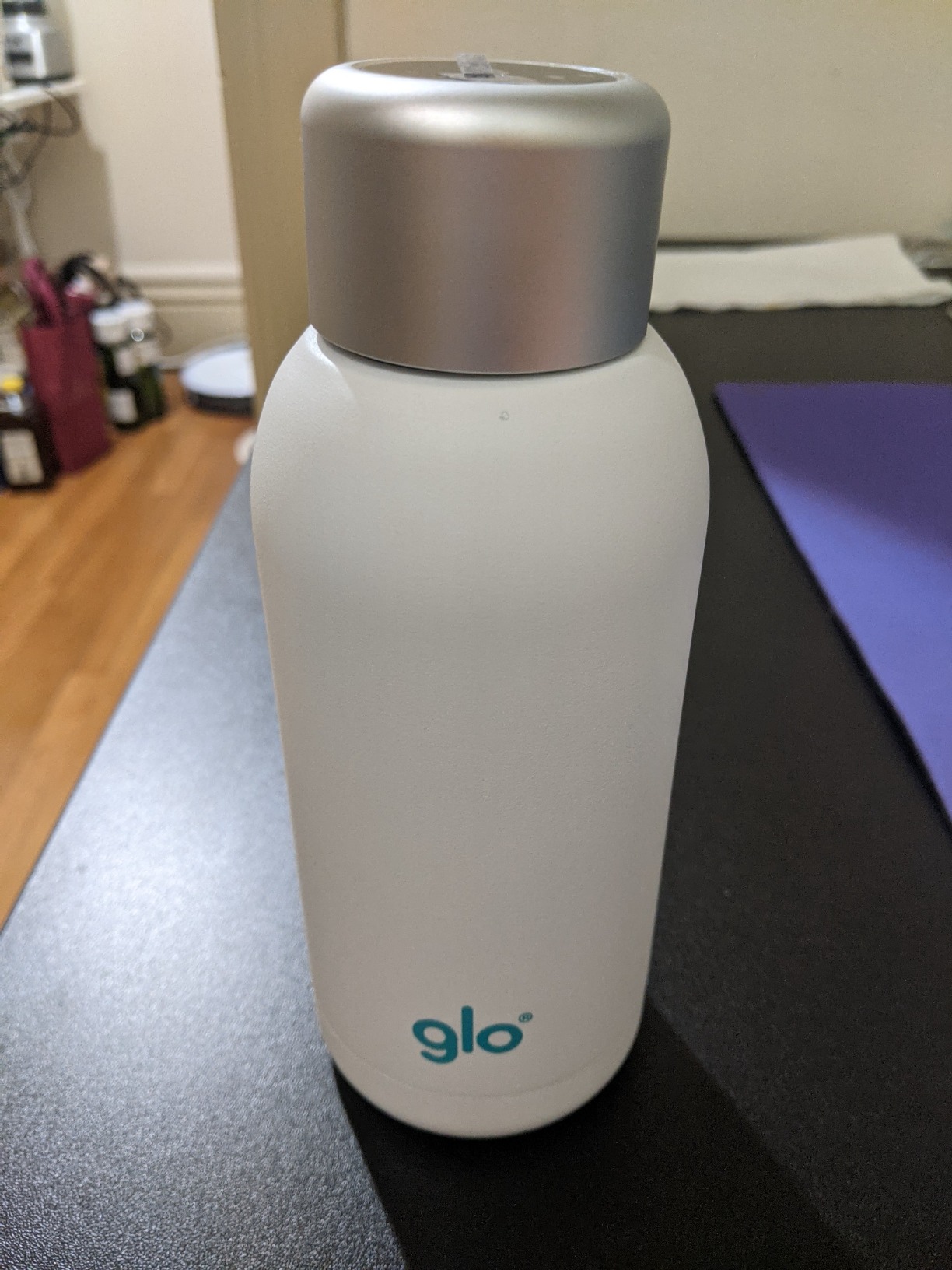 Glo - UV Water Smart Bottle | Eliminates Bad Odor and Taste | Double Insulation Stainless Steel BPA Free 400ml | Keeps Water Hot 12h and Cold 24h | Perfect for Camping Hiking Cycling and Survival customer photo 1
