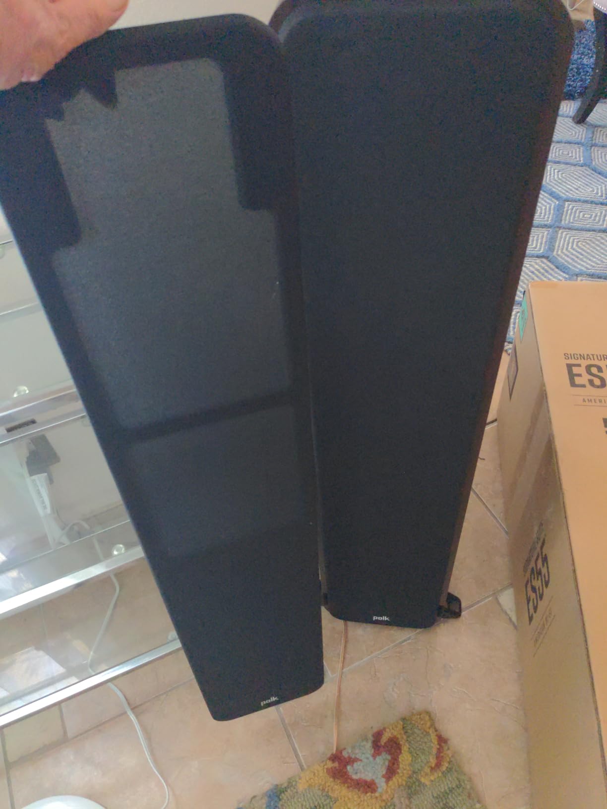 Polk Signature Elite ES55 Tower Speaker - Hi-Res Audio Certified, Dolby Atmos & DTS:X Compatible, 1