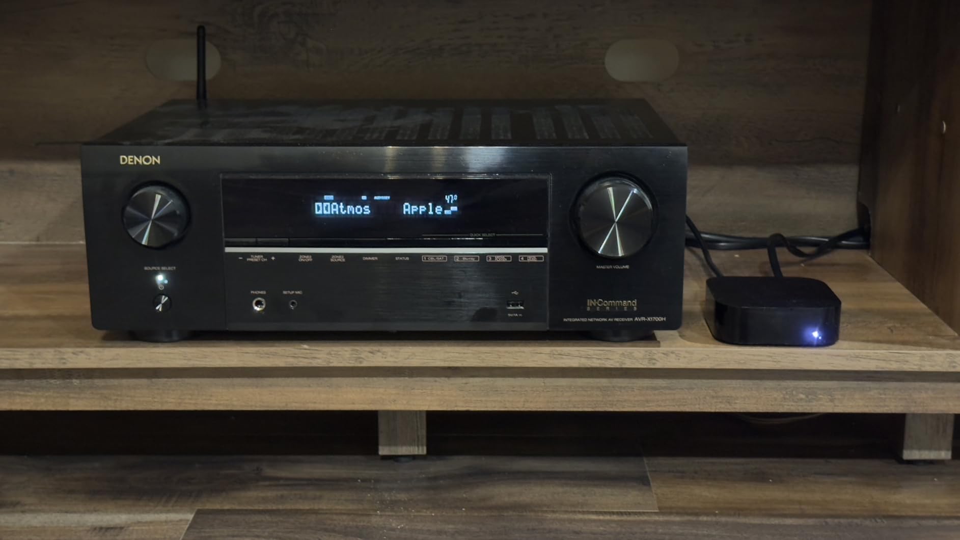 Denon AVR-X1700H 7.2 Channel AV Receiver - 80W/Channel, Built-in HEOS | Advanced 8K HDMI Video w/ eARC, Dolby Atmos, DTS:X, Amazon Alexa Voice Control customer photo 1