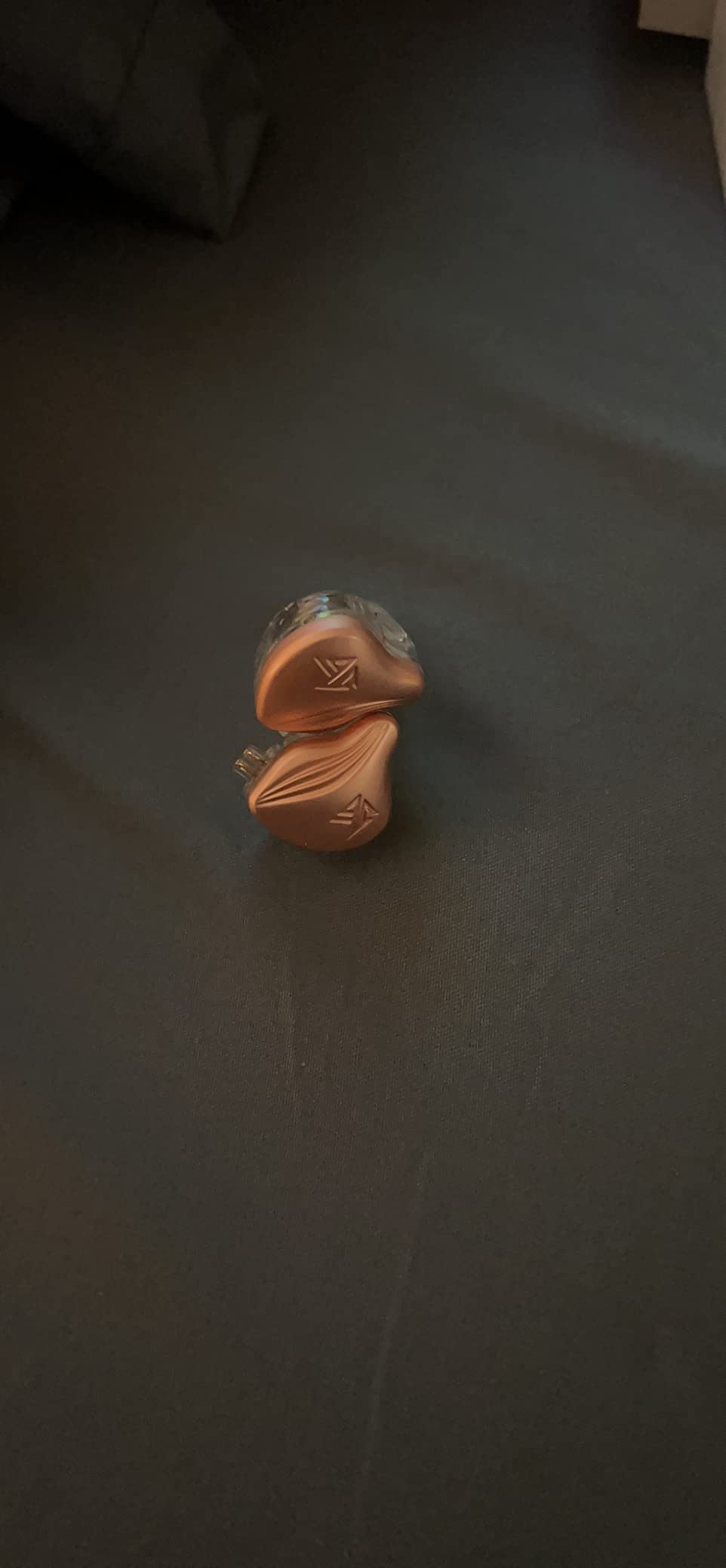 KZ ZEX Earbuds 1 Electrostatic + 1 Dynamic Earphone in Ear Monitor Headphone with Detachable Cables Suitable for Audio Engineer, Musician (Rose Gold, Without Mic) customer photo 2