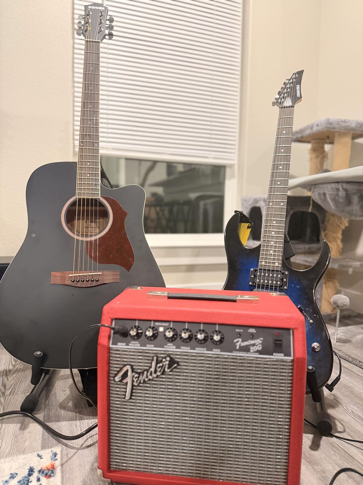Fender Frontman 20G Electric Guitar Amplifier, 20-Watt Practice Amp with 8