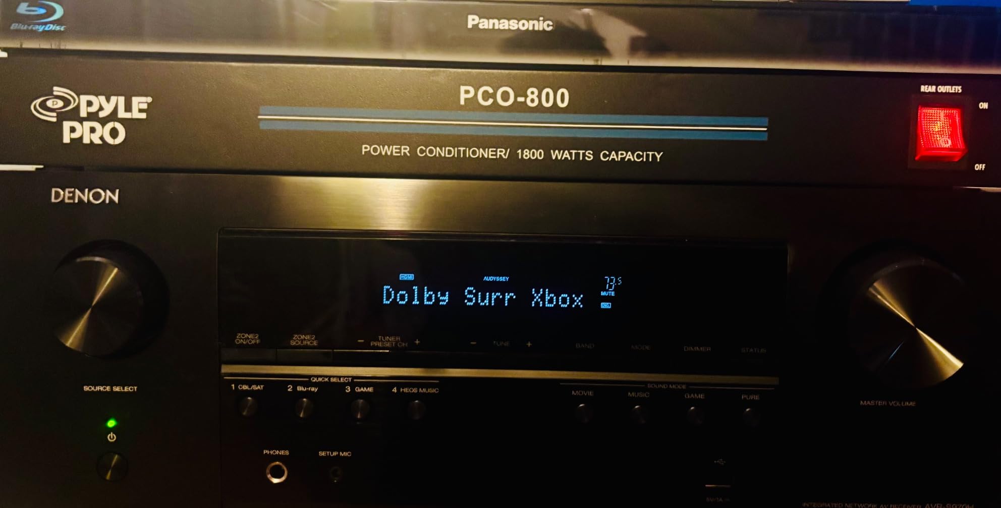 Denon AVR-S970H 7.2 Channel 8K UHD AV Receiver (90W x 7), Wi-Fi, Bluetooth | Built for Gaming, Audio & Video HEOS Multi-Room Streaming, Dolby Atmos, DTS:X, HDR10+, Dolby Vision, Dynamic HDR, HDMI 2.1 customer photo 1