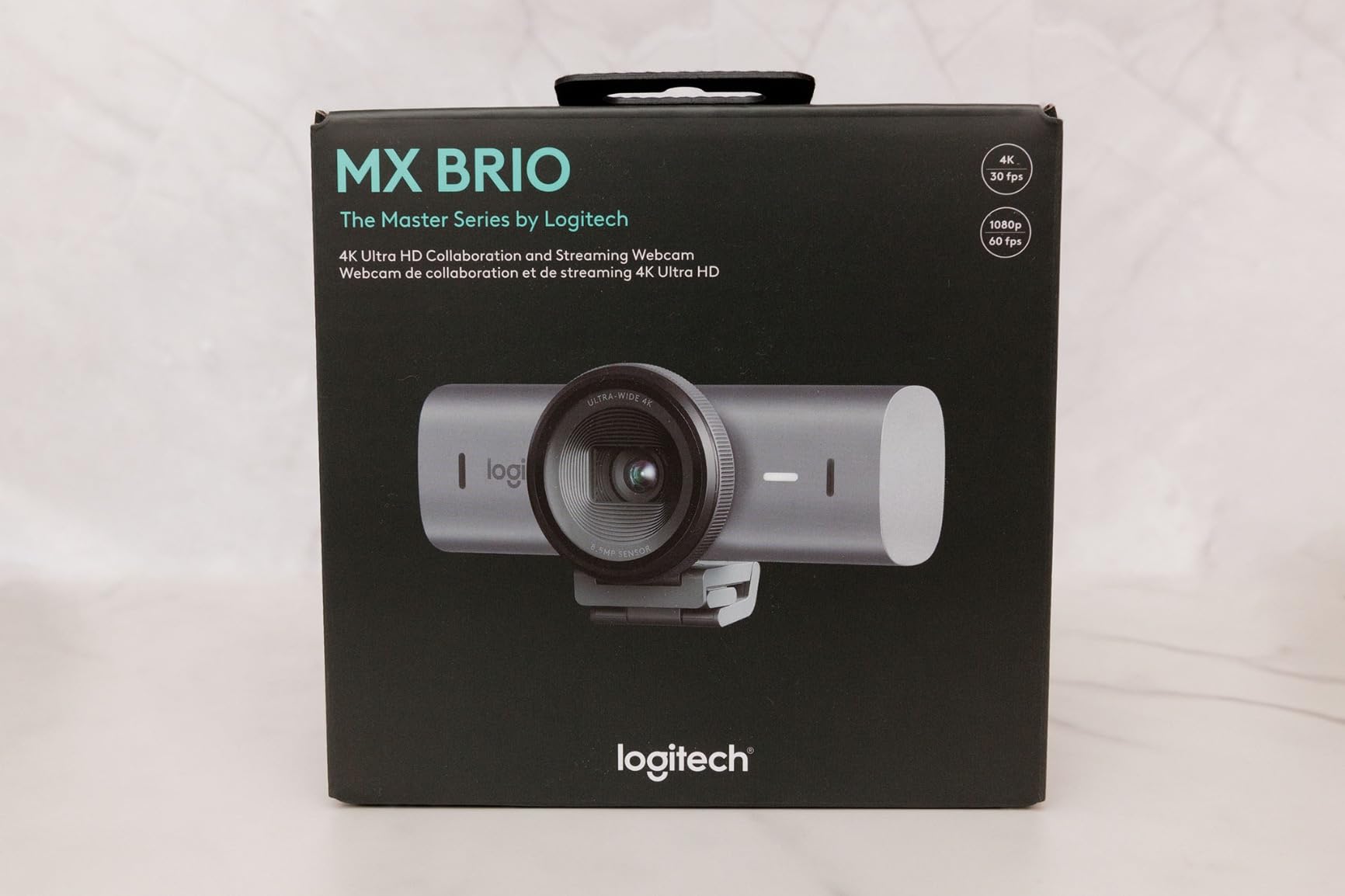 Logitech MX Brio Ultra HD 4K Webcam for Collaboration and Streaming, Show Mode, Noise Reducing Microphones, AI-Enhanced Image Quality, Privacy Protector, USB-C, Works with Teams, Zoom, Google Meet customer photo 2