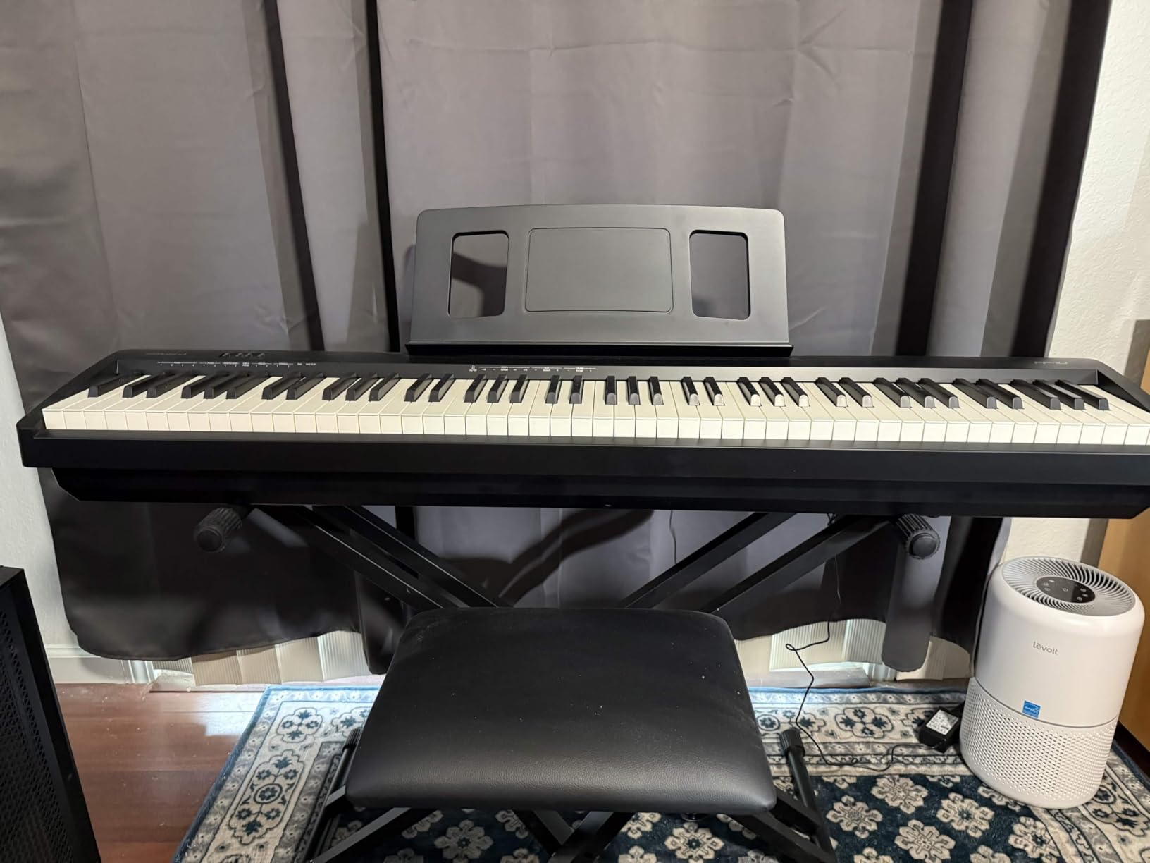 Roland FP-10 88-Key Digital Piano - Black Bundle with Adjustable Stand, Bench, Sustain Pedal, Instructional Book, Online Lessons, Instructional DVD, and Austin Bazaar Polishing Cloth customer photo 1