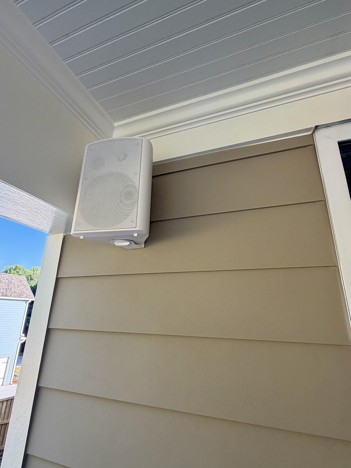 Herdio 6.5 Inch 400W Outdoor Speakers Wired Waterproof with Powerful Bass,Wall Mount Speakers for Patio Garage Covered Deck,All-Weather(Pair,Black) customer photo 1
