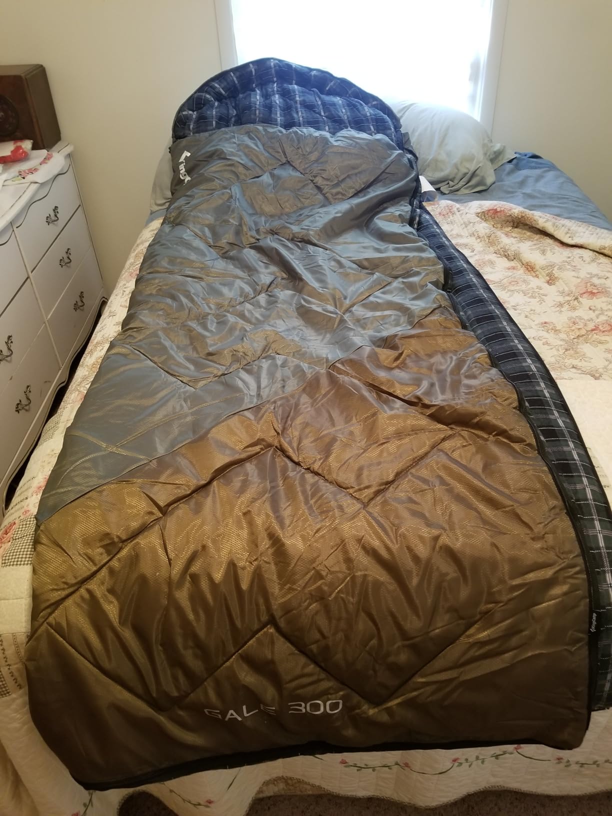 KingCamp Sleeping Bag for Adults, 100% Flannel XL Big and Tall | Cold Weather Warm Sleeping Bags with Compression Sack Portable Waterproof Gear Accessories for Outdoor Camping customer photo 2