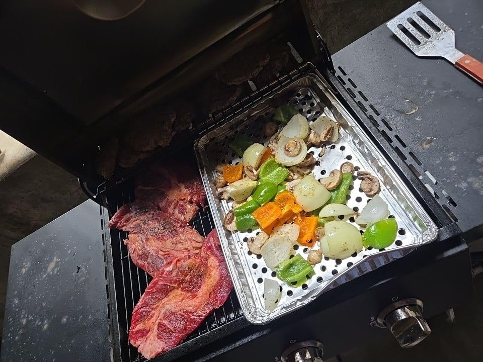 Nexgrill 3-Burner Propane Gas Grill, Side Tables with Stainless Steel Lid | 27,000 BTU, Built-In Thermometer, 429 Sq In Cooking Space customer photo 2