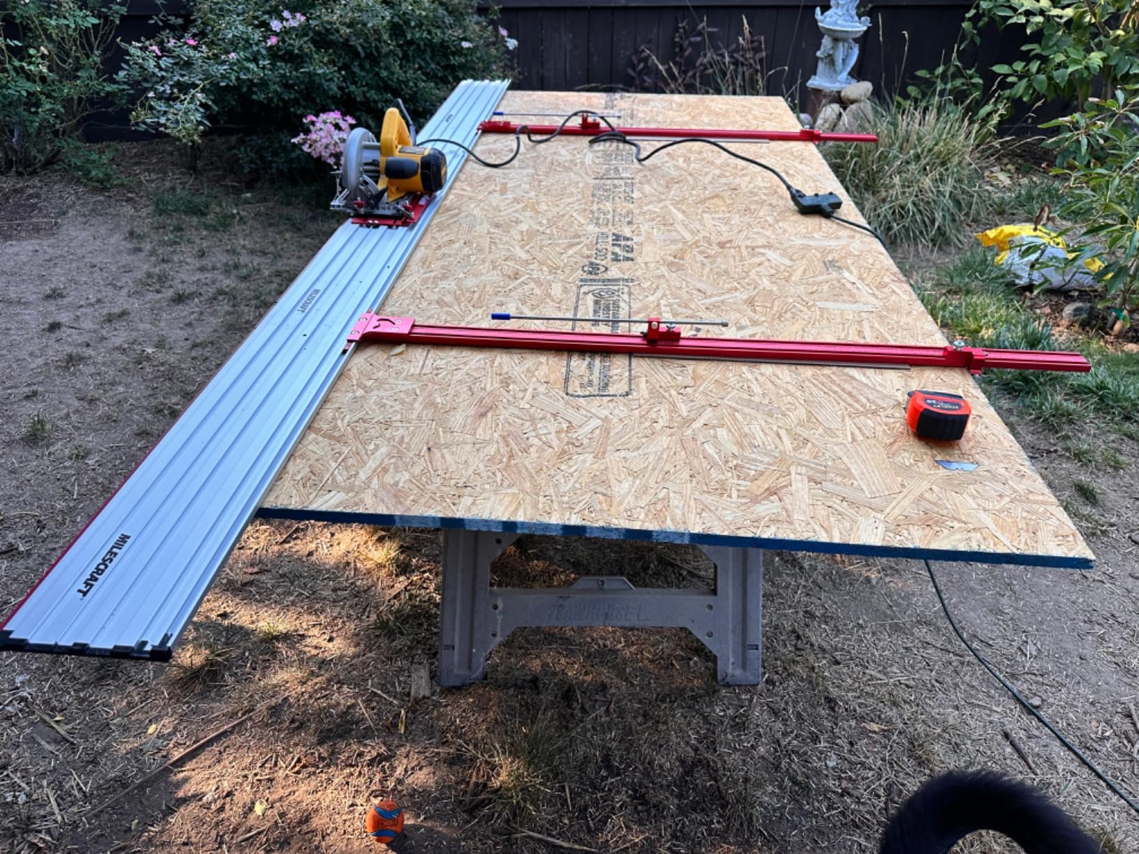 Milescraft 1408 Guide Rails - 55 Inch Rail Extensions for Milescraft 1409 Track Saw Guide customer photo 2
