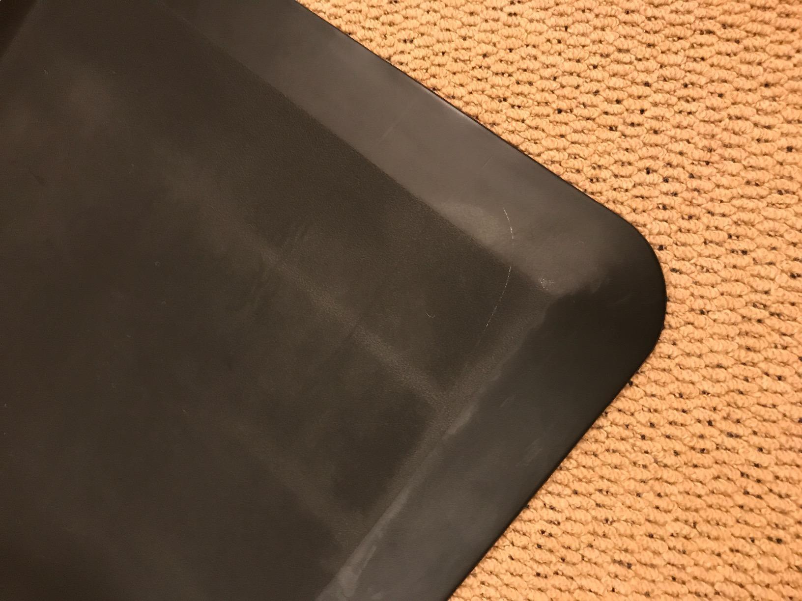 Standing Mat 34x22 (VariDesk) - Anti Fatigue Non-Slip Mat for Standing Desk, Cushioned for Comfort, Indoor Floor Mat for Home, Office, or Kitchen - Black customer photo 2