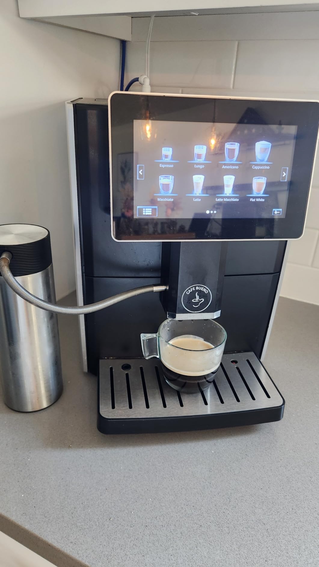 Cafe Bueno Super Automatic Espresso Machine For Home - Coffee Machine With Grinder & Milk Frother For Latte, Cappuccino, Macchiato - Auto Wake & Sleep - All Milk Types customer photo 2