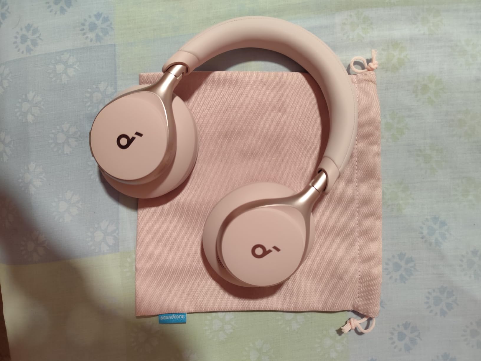Anker Soundcore Space One ANC Over-Ear Headphones, 2X Voice Reduction | Active Noise Cancelling, Comfortable Fit, 40H ANC Playtime, App Control, LDAC Hi-Res, Clear Call, Bluetooth 5.3, Travel-Ready customer photo 2