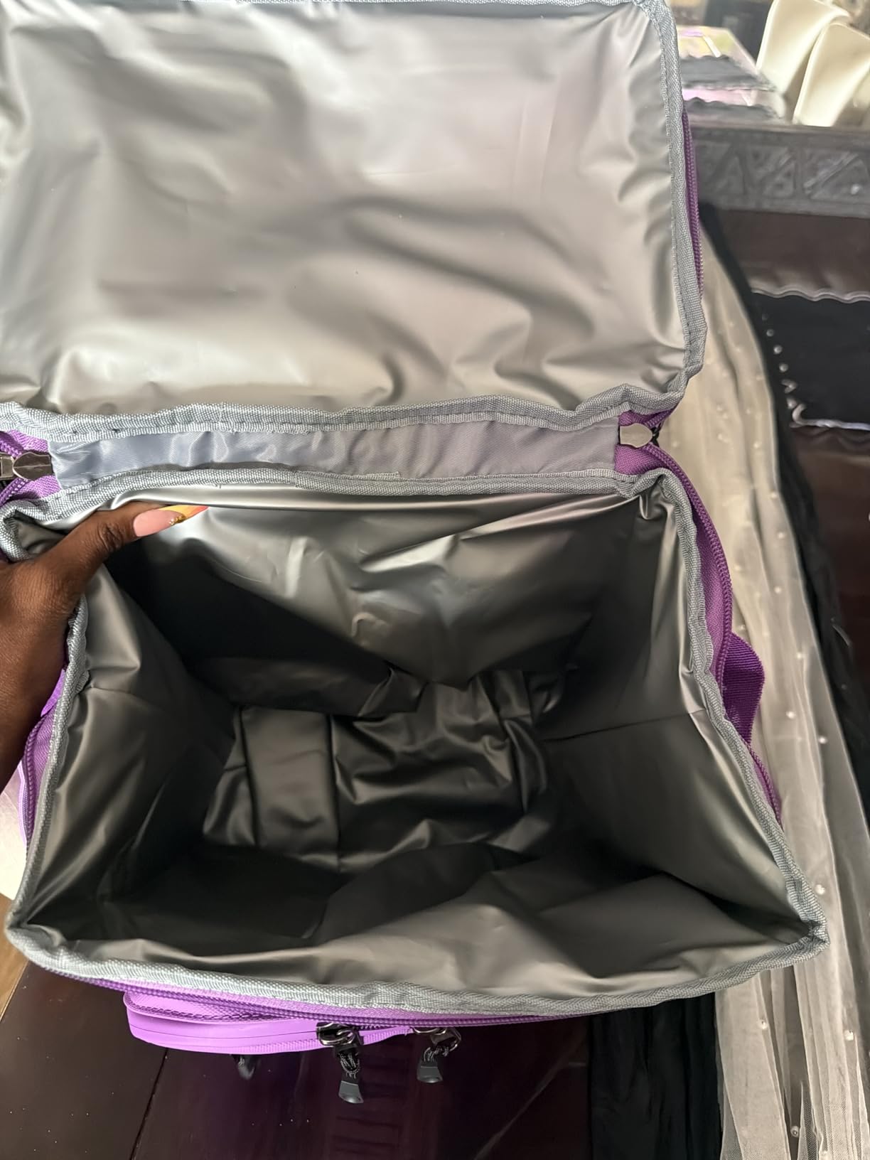Hulongo Large Waterproof Insulated Cooler Backpack for Men & Women, Leak Proof Cooler Backpack for Camping, Beach, Fishing, Picnic, Travel, Outdoor, 30L, 48Cans customer photo 2
