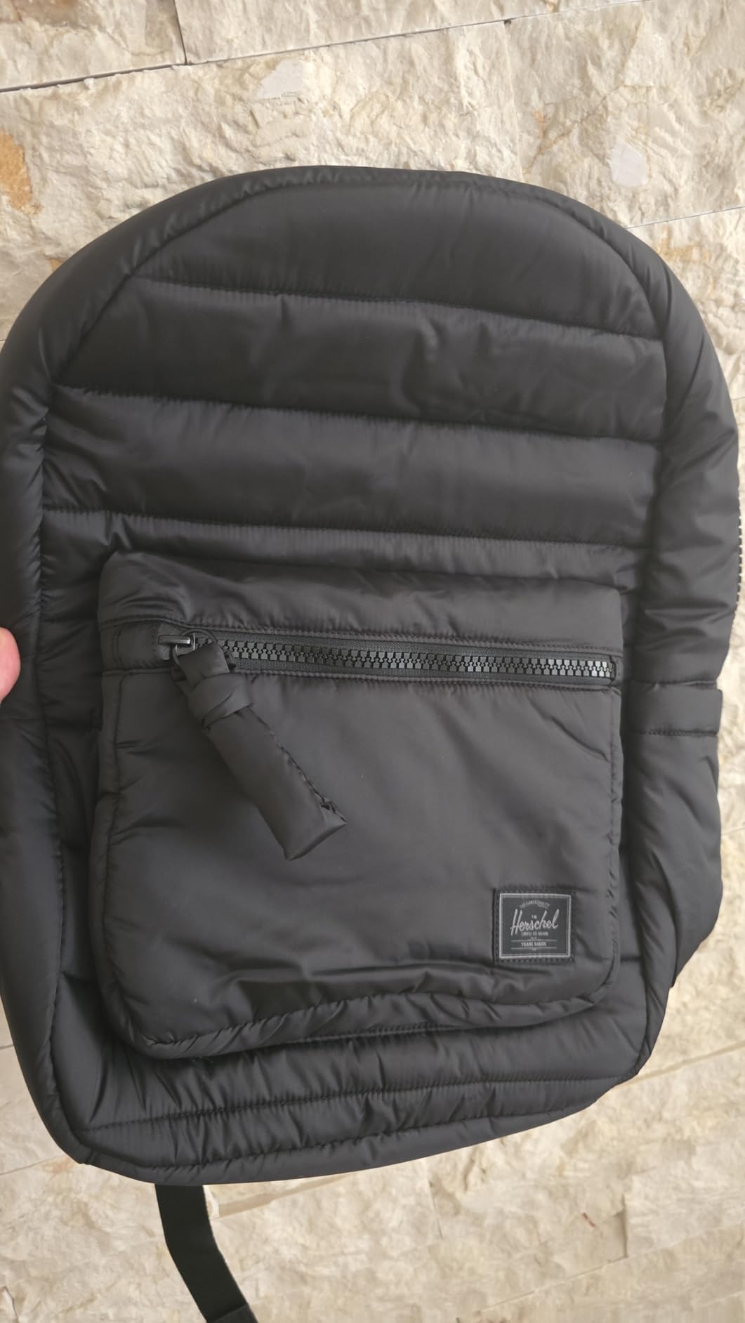 Herschel Supply Co. Settlement Quilted Backpack, Black, One Size customer photo 1