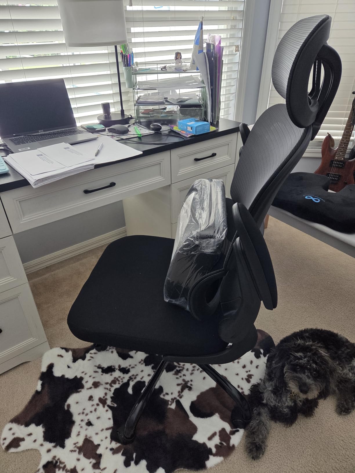 TRALT Office Chair Ergonomic Desk Chair - Gaming Chair with Lumbar Support | 330 LBS Home Office Desk Chairs with Headrest, Reading Chair with Flip-up Armrests, Comfortable Computer Chairs Black customer photo 1