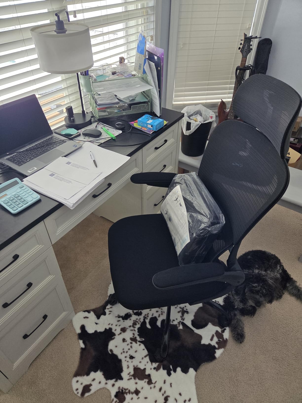 TRALT Office Chair Ergonomic Desk Chair - Gaming Chair with Lumbar Support | 330 LBS Home Office Desk Chairs with Headrest, Reading Chair with Flip-up Armrests, Comfortable Computer Chairs Black customer photo 2