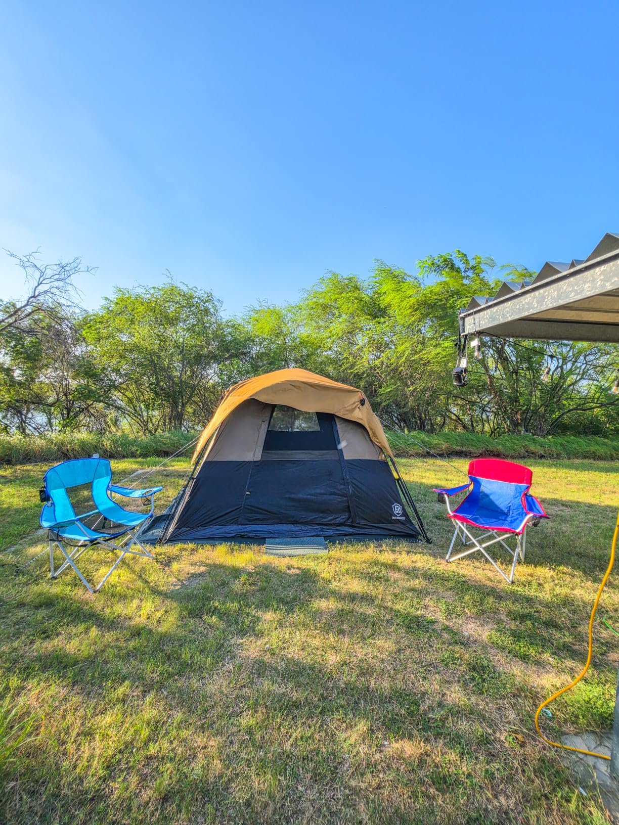 EVER ADVANCED 6 Person Camping Tent, Blackout Design Tent for Camping Instant Cabin Tents for Family with Rainfly, 60s Easy Setup, Water-Resistant customer photo 2