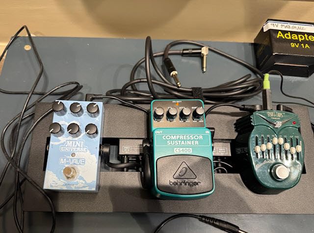 M-VAVE Mini Universe Pro Guitar Reverb Pedal - 9 Digital Effects (Room/Hall/Plate/Spring/Shimmer/Cloud/Bloom/Swell/Lo-Fi), True Bypass, Dual Power, Compact Metal Housing for Electric Guitar & Bass customer photo 1